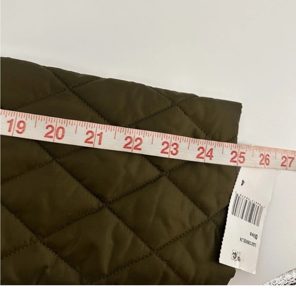 Barbour Ombersley quilted jacket Barn Jacket US 4 Olive Green  NWT - Picture 11 of 13